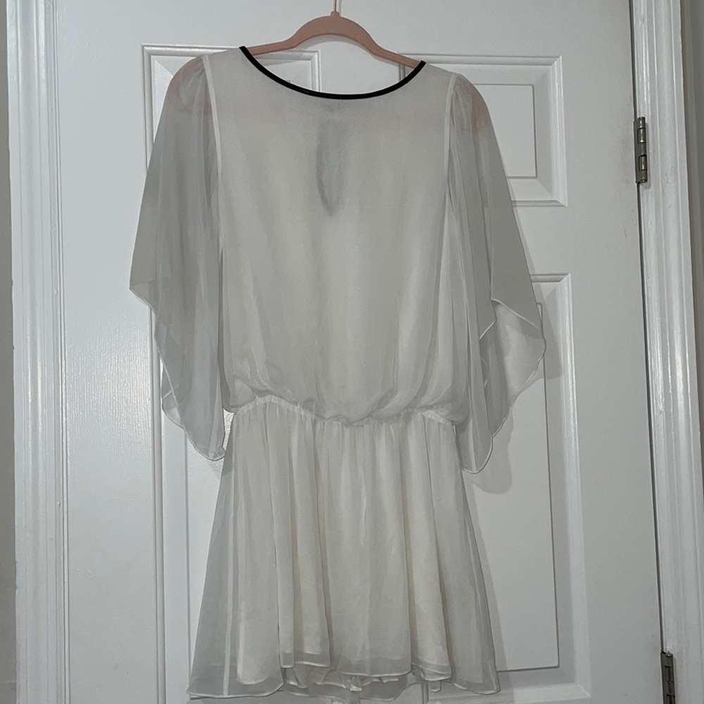 Alice+Olive Murray Fit Flare with black trims